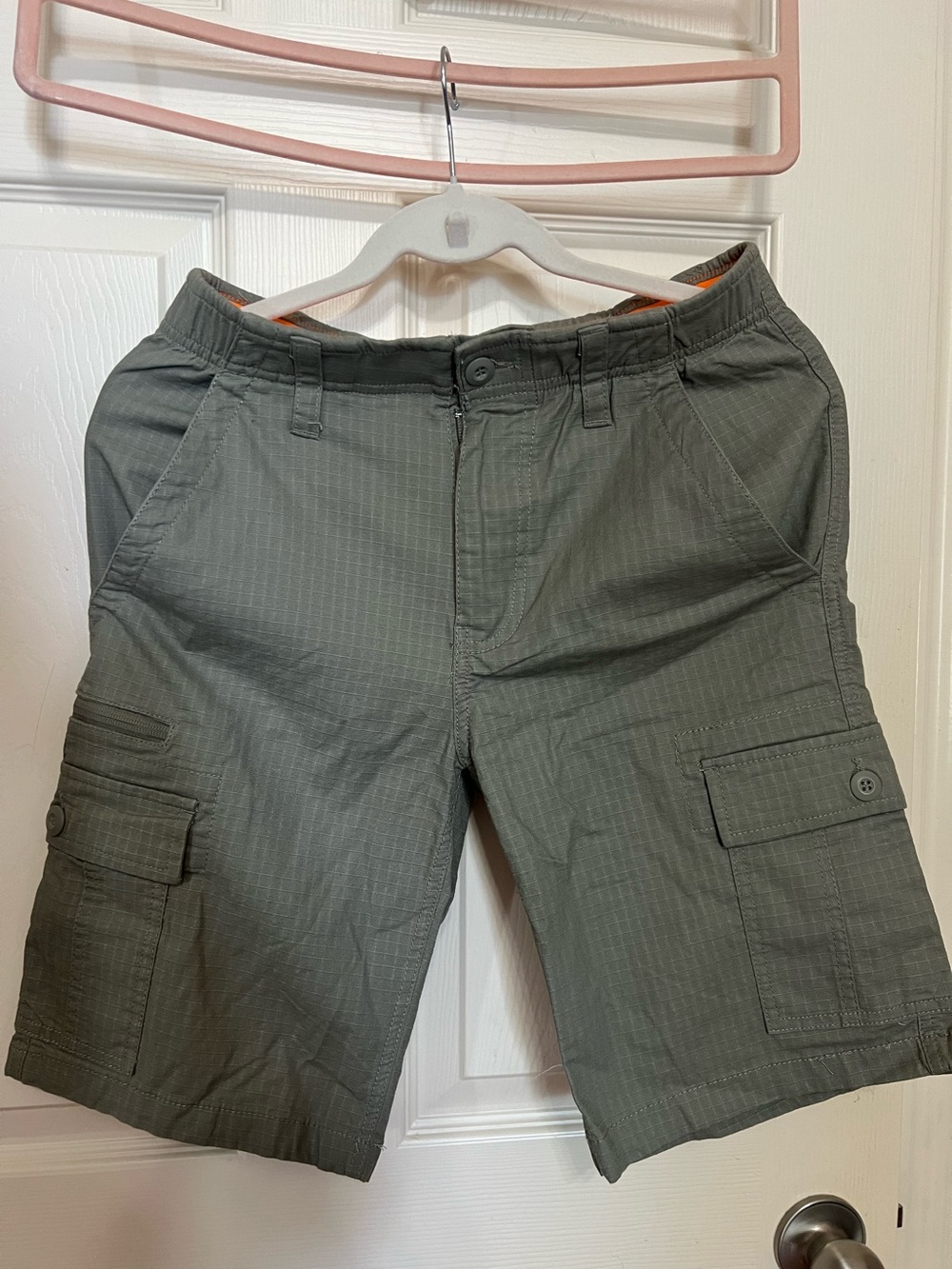 Teen’s Cargo Shorts in Olive Green